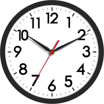 Wall Clock, Modern Small Wall Clocks Battery Operated 8 Inch, Silent Non... - $14.77