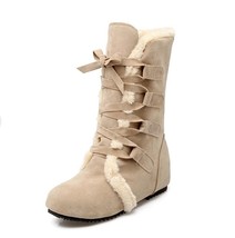 Winter Boots Russia Warm Large Size 34-52 Women Boots High Quality Thick Snow Pa - £76.59 GBP
