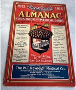 Antique 1913 Rawleigh&#39;s Almanac Cook Book &amp; Medical Guide - $263.43 MXN