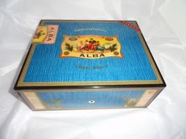 Elie Bleu Alba Blue  Humidor 75 ct NIB Made in France image 3