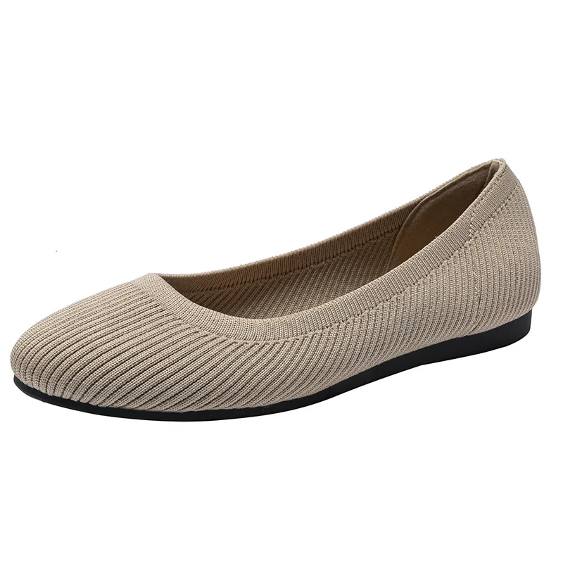 2024 Flat Shoes Women Single Shoes Simple Solid Color Woman Shoes Round Toe Spri - £129.14 GBP