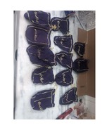 Crown Royal 7&quot; Purple Drawstring Bags, Lot of 12, Medium Size Pouches, C... - $16.29 CAD
