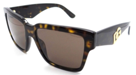 Dolce &amp; Gabbana Sunglasses DG 4436 502/73 55-17-145 Havana / Dark Brown ... - $294.00