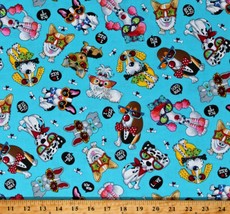 Cotton Tossed Dogs in Sunglasses Animals Kids Fabric Print by the Yard D753.17 - £9.83 GBP