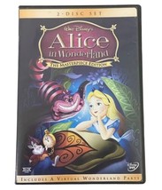 Alice in Wonderland Walt Disney Masterpiece Edition 2 disc set with chapter page - $9.26