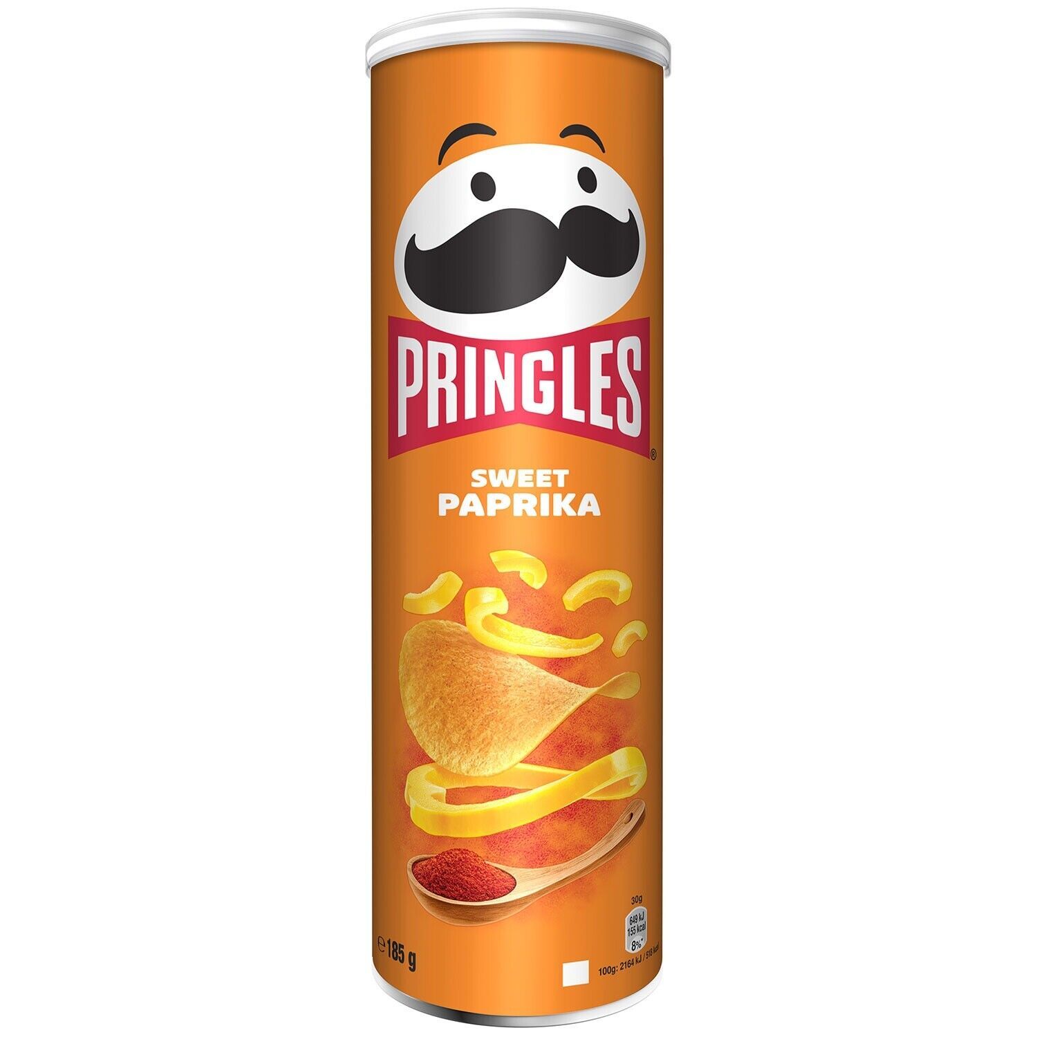 Pringles SWEET PAPRIKA Potato Chips - 185g - Made in Belgium-FREE SHIPPING