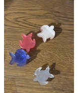 4 PC Turtles Resin Jewelry Crafts Charms Shelf Decoration Garden 1 1/4 Inch - $10.97 CAD