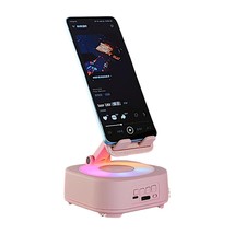 Multifunctional 3-in-1 Phone Holder Wireless Speaker Power Bank RGB Colo... - $25.50