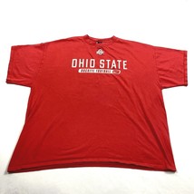 Vintage Ohio State Buck Football Team Nike Embroidered Red T Shirt Mens XXL - £14.79 GBP