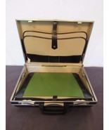 Vtg Ambassador Brief Case Hard Plastic Shell Blotter 18 x 13 x 5 Prop St... - £38.25 GBP