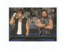 D EAN AMBROSE/ Seth Rollins 2016 Topps Wwe Rivalries Insert #3 - £3.90 GBP