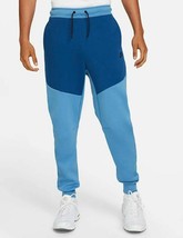 Nike Sportswear Tech Fleece Joggers Pants Tapered Cuffed Dutch Court Blu... - £62.17 GBP