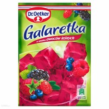 Dr.Oetker Jello: Forest Fruit Flavor Pack Of 3 Made In Poland Free Shipping - £7.93 GBP