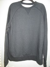 Sonoma GYM TO STREET Crewneck Long Sleeve Men’ Sweater DK INK HTR L $50   - $25.21