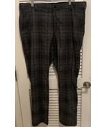 Nike Golf Pants Men’s 38X32 Gray Plaid Tour Performance Dri Fit Straight - $25.99