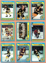 1979 Topps Boston Bruins Team Lot 11 Rick Middleton Brad Park Wayne Cashman ! - £11.14 GBP