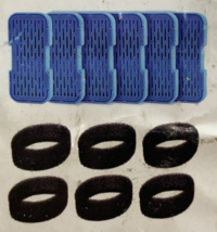 Cat Fountain Filters Replacement 6 Carbon Filters 6 Sponges For AONBOY G... - $19.55