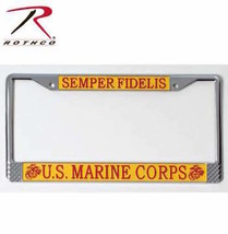 Us Marines Usmc Semper Fidelis License Plate Frame - £15.82 GBP