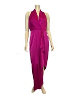 NWT Alex Marie Fuchsia Sleeveless High Low Front Split Long Dress Size 10 - $123.49