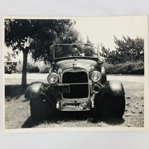Vtg Car Show Hot Rod Photo 1929 Model A Ford California License Plate St... - $409.06 MXN
