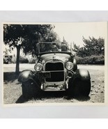 Vtg Car Show Hot Rod Photo 1929 Model A Ford California License Plate St... - €18,84 EUR