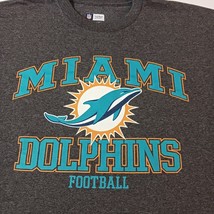 NFL Team Apparel Miami Dolphins Men's Gray Short Sleeve Graphic T-Shirt Size XL image 5