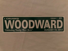 Cruisin News Cruise Placards - I Cruised Woodward 2017 - £11.72 GBP