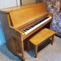 Hamilton Vintage Upright Piano and Bench - $1.00