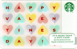 Starbucks 2015 Cut-Out Hearts Collectible Gift Card New No Value - £2.39 GBP