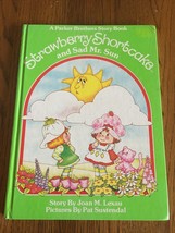 Strawberry Shortcake And Sad Mr. Sun Vintage Hardcover book 1980s  - £9.48 GBP