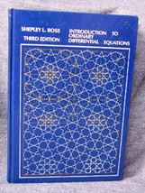 Introduction to Ordinary Differential Equations Ross, Shepley L. - €13,22 EUR