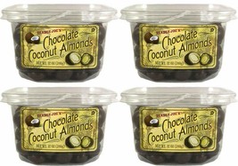 4 Pack Trader Joe&#39;s Chocolate Coconut Almonds 12 Oz Each - £34.32 GBP