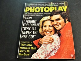 Photoplay- Burt Reynolds and Dinah, Elvis Presley -December 1972, Magazine. - £15.12 GBP