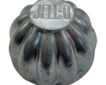 x4 Vintage JELL-O Logo Embossed Mmolds Stackable Aluminum 3 in Diameter ... - $14.10