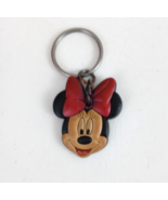 Vintage Disney Minnie Mouse 1.75&quot; Collectible Vinyl Rubber Keychain - $6.77 CAD