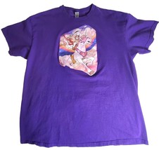 She Ra  And Swiftwind Women&#39;s T-Shirt Purple XL Retro Style 80s - $8.59