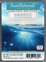 Aquaholic ScentSationals Scented Wax Cubes Tarts Melts Potpourri Candle - $3.50