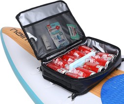 Haimont Paddle Board Accessories Cooler SUP Deck Cooler Bag for, Black, 10 Can - £32.06 GBP