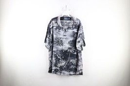 Vtg 90s Ralph Lauren Mens 2XL Beach All Over Print Looped Collar Button Shirt - £78.86 GBP