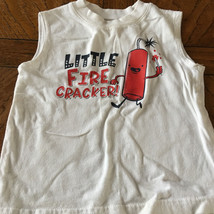 *circo boys little fire cracker  sleeveless  t-shirt 18m - $1.99
