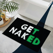 Markhomia Get Naked Bath Mat - Glow in the Dark Cool Rug - Machine Washable Wate - £27.03 GBP