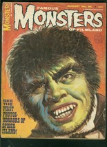 FAMOUS MONSTERS OF FILMLAND #34 1965-SPIDER ISLAND-4E A G - $88.27