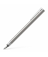 Faber-Castell NEO Slim Fountain Pen, Polished Stainless Steel - Extra Fine - £40.86 GBP