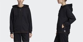 New Adidas Stella Mc Cartney Full Zip Essential Hoodie Sz M Black Run Yoga Jacket - £59.13 GBP