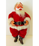 1940&#39;S Coca-Cola Rare 16&quot; Santa Doll Sewn Boots And Bottle - $3,575.00 MXN
