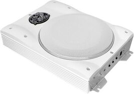 Pyle 8" Slim 1000W Marine Subwoofer System - White (Open box) - $80.99