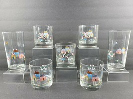 International Heartland 5) Double Old Fashioned 2) Tumblers Set Vintage Glasses - £38.66 GBP