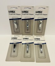 6 Pack-Fingernail Clippers with Fold Out File Item #1790-1 Lumex By Graham-Field - £7.59 GBP