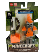 Minecraft 15 Years Skeleton with Flames, Bow &amp; Arrow 3.5&quot; Figure 6C - $25.71 CAD