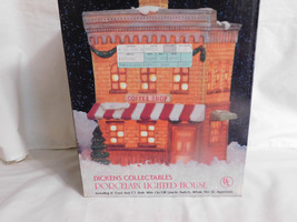Dickens Collectables Coffee Shop Lighted Village 1991 - £12.75 GBP